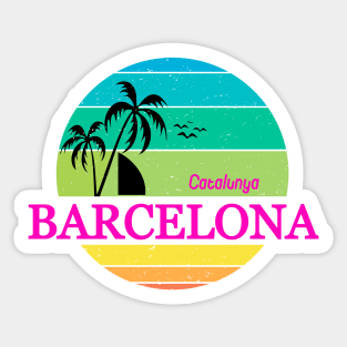 Barcelona Spain Sticker